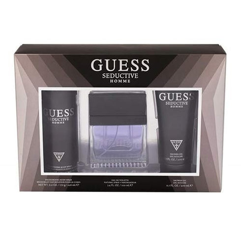 Guess Seductive Homme Gift Set 100ml EDT + 226ml Deodorant Spray + 200ml Shower Gel